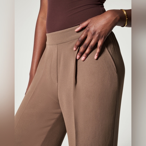 SPANX Carefree Crepe Pleated Trouser XL - Picture 4 of 5